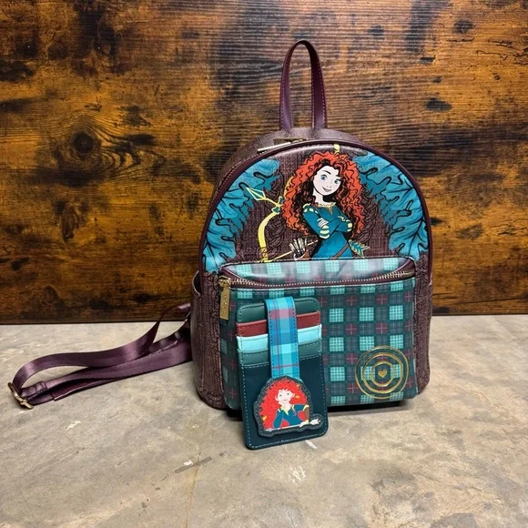 Danielle Nicole Purple and Teal Backpack - Picture 2 of 10